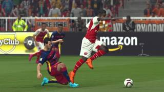... barcelona,arsenal,online,gameplay,ps4,pes16,fifa16