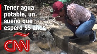 Por primera vez este pueblo en Honduras tiene agua potable en tuberías