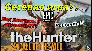 КАК ПОИГРАТЬ ПО СЕТИ В EPIC GAMES 🔫 theHunter: Call of the Wild™