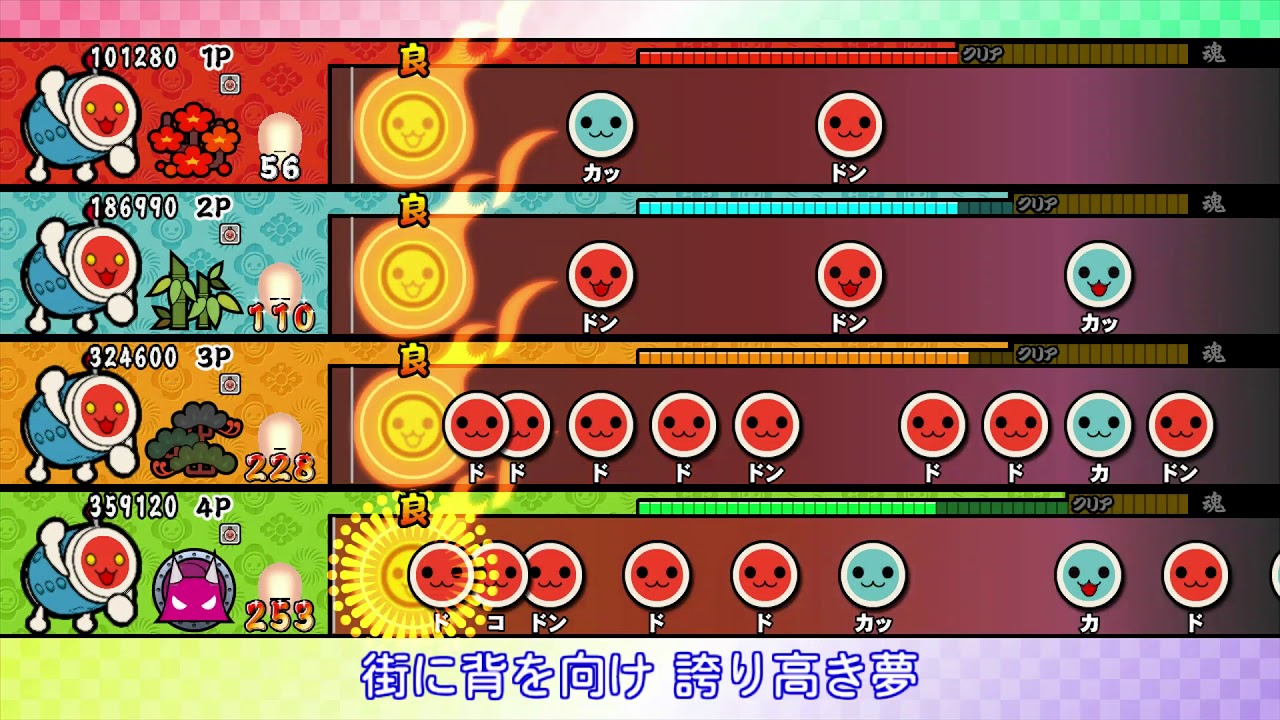 【太鼓の達人 Wii U1】アレキサンダーのテーマ【全難易度同時再生】