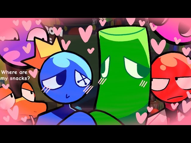 some rainbow friends role players shipping blue x green- : r