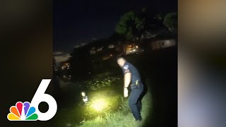 FULL bodycam footage shows Florida officers rescuing 3-year old girl from lake