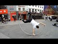 Amazing Street performer | Cyr wheel London