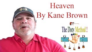 Heaven- Kane Brown-Beginner-Easy-Guitar Lesson-Tutorial