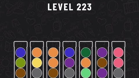 Ball Sort Puzzle Level 223 #ballsortpuzzle #ballsortpuzzlegameplay #puzzlegame #mobilegames