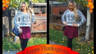 Get Ready With Me Thanksgiving