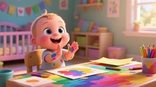 Scribbly Scribbly Baby Art 🎨👶 Fun Creative Song for Kids | Nursery Rhymes & Drawing Adventure 🎶✨