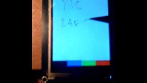 PIC24FJ256DA210 and ILI9325 controller, TFT 320x240