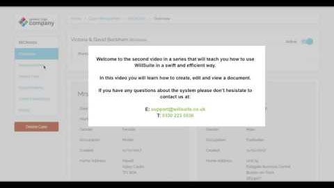 WillSuite Tutorials #2 - How to create a document