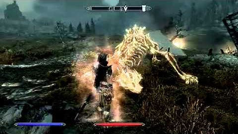 Skyrim noob style Part - 6 "First Dragon!!"