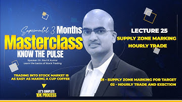 Masterclass Lecture - 25 | Supply Zone Marking & Hourly Trade Execution | Speaker - Dr. Ravi R Kumar