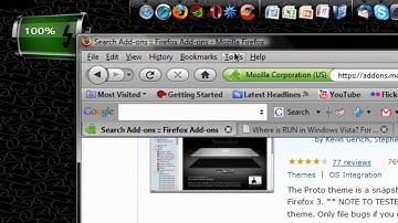 HD Tutorial: Installing Firefox Themes