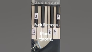 FUNK ESTRANHO BRAZILIAN PHONK On Piano#music #piano #phonk#viral #tiktok#shorts