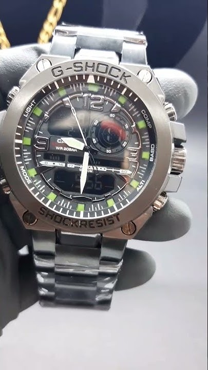Relógio G-Shock Casio Protection Em Aço Inoxidável 100% Funcional - YouTube