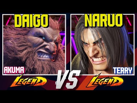 Daigo Umehara (Akuma) vs Naruo (Terry) 🔥 High Level Street Fighter 6
