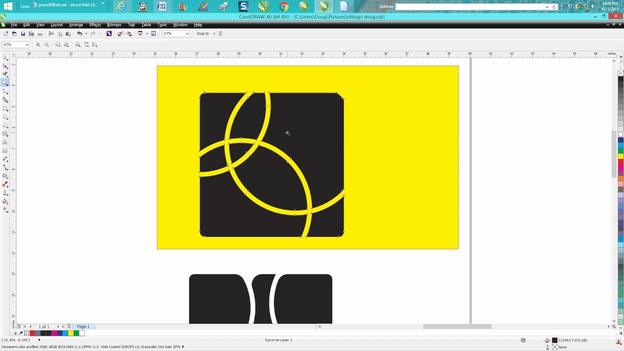 Simple Converting A Sketch An Illustration In Corel Draw for Kids