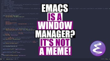 Turn Emacs Into A Window Manager With EXWM