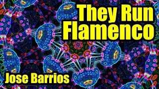 They Run by Jose Barrios. Really nice picking Flamenco Music and Mandelbulb3D/Kaleidoscope animation