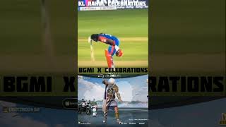 kl Rahul vs bgmi celebration #bgmigame #pubgmobile #bgmi