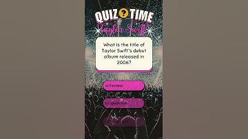 Are you a true Swiftie? 😊✨🎙️ #quiz #taylorswift #swifties
