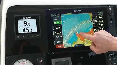 Creating a Route on a B&G Zeus Display