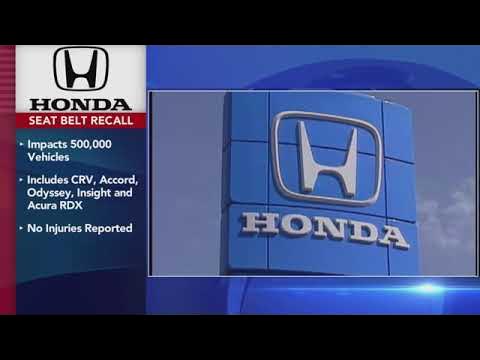 Honda recalls 2023-24 Accords, HR-Vs over faulty seat belts