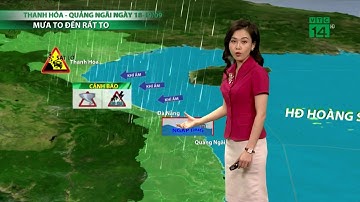 Thời tiết 3 ngày tới (16/09 đến 18/09): Bắc Bộ có mưa to do bão và không khí lạnh | VTC14