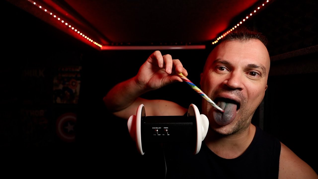 ASMR | Sons de Boca com Pirulito Lollipop 🍭 Asmr Português!