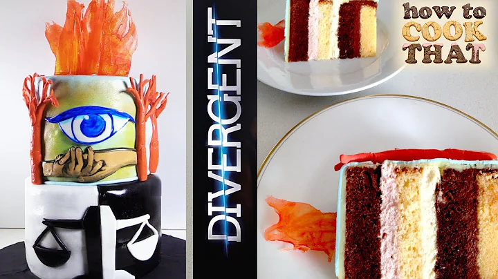 Divergent Cake HOW TO COOK THAT Ann Reardon Allegiant Insurgent Alegient Movie Cake