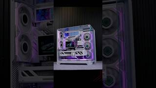 Ultimate White Gaming PC Build🔥 RYZEN 9 9950X3D + RTX 5070🤴 #pcbuild #gaming #asmr #rtx #amd #tech