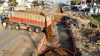 Wonderful Repeat​ Good Action Full New Installing Downstairs​ Foundation​ Using StoneSoil With Dozer