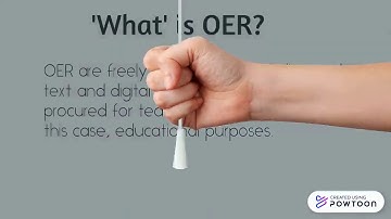 Open Educational Resource Video  The What, Why, How & Where of OER