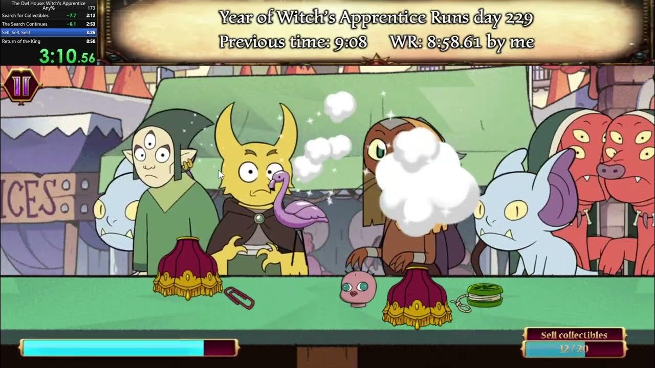 Поздравление от шабаша. Совиный дом ученица ведьмы. Игра ученик волшебника. The apprentice. The apprentice witch's monster extermination.