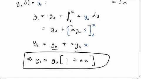 Method of Successive Approximations Example