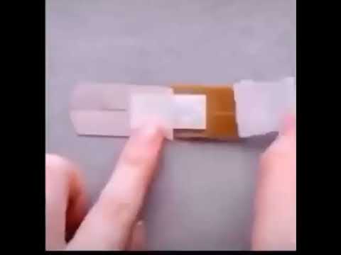 الطريقه الصحيحه لوضع لاصق جروح الناس الرايقه