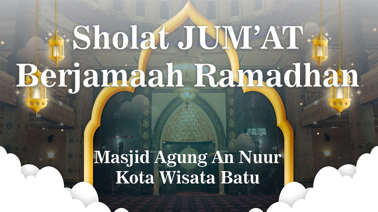 🔴 [LIVE] KHUTBAH DAN SHOLAT JUMAT OLEH USTADZ H NUR ROHMAT | JUM'AT, 14 ...