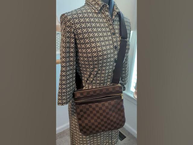 Louis Vuitton Vintage - Damier Azur Pochette Bosphore Bag - Brown