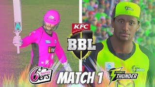 BIG BASH LEAGUE (BBL 2017) - ASHES CRICKET 17 - GAMING SERIES MATCH 1 v SYDNEY THUNDER screenshot 5