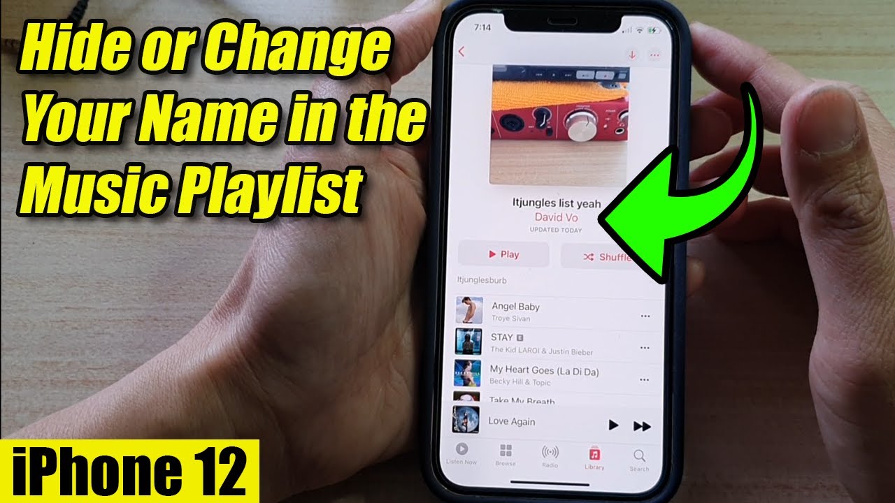 How to title a playlist in apple music