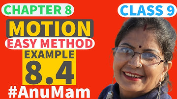 Example 8.4 | Motion | Class 9 | Chapter 8 | Science