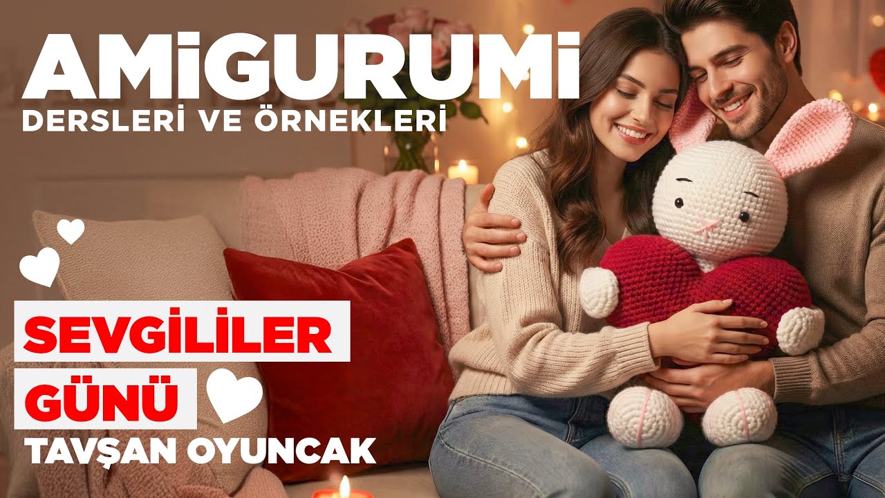 Sevgililer günü kalpli tavşan nasıl yapılır? How to make a heart-shaped rabbit for Valentine's Day?