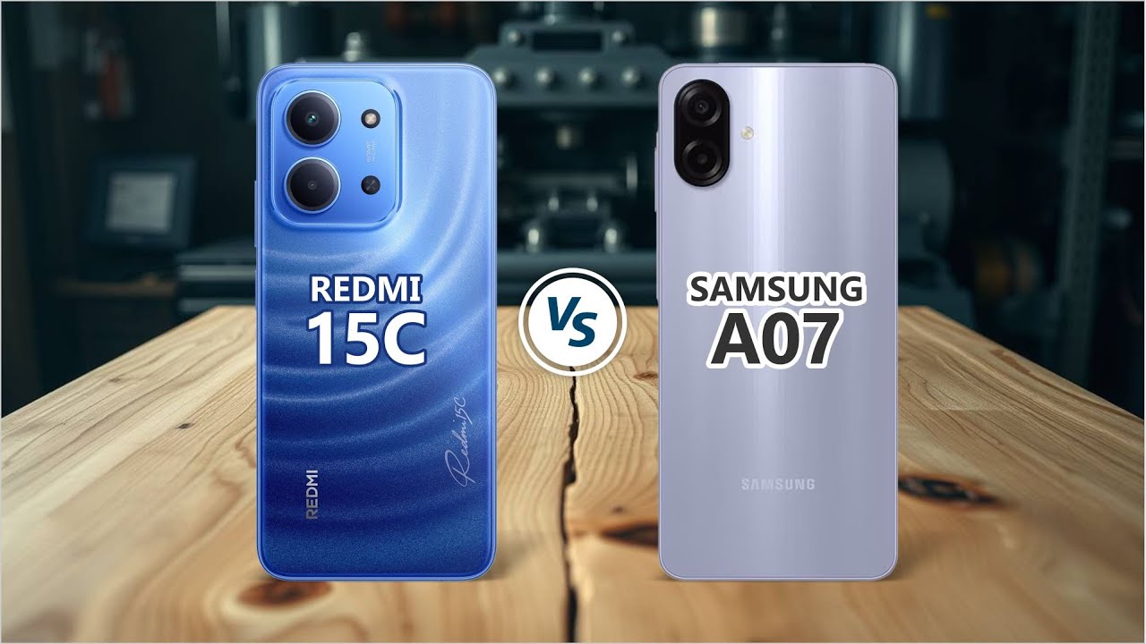 REDMI 15C vs SAMSUNG A07 | Camera, Battery, Chipset, Display & Full Comparison!