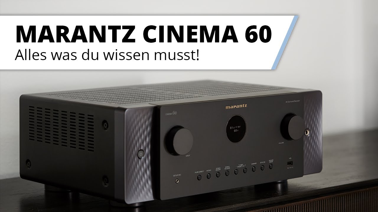 Vorstellung Marantz Cinema 60 DAB. 7.2 AV Receiver mit HEOS Multiroom, DAB+, Dolby Atmos uvm