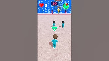 오징어 게임 런 챌린지 영상 || squid game 2 ᱮidkdᱮᱨ #squidgame2 #youtubeshorts #shorts #gaming #games