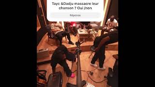 Dadju & Tayc massacre  I love you au studio 🤣🤣🤣