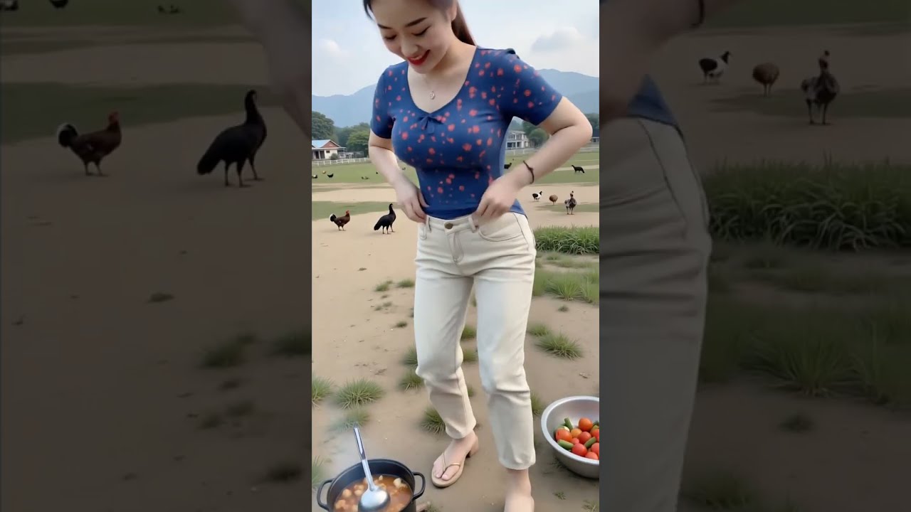 Most Beautiful Korean Girl Cooking Dinner Fashion Love Cute Beauty Shorts