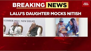 Lalu Prasad Yadav's Daughter Hits Back At Nitish Kumar, Day After Nitish's 'Dynasty' Jibe