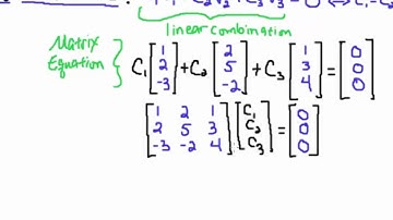 Showing Three Vectors are Linearly Independent