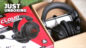 UNBOXING HyperX Cloud Core Wireless - RELAX ASMR