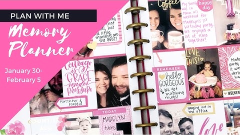 Plan With Me- Memory Planner- February 6-12